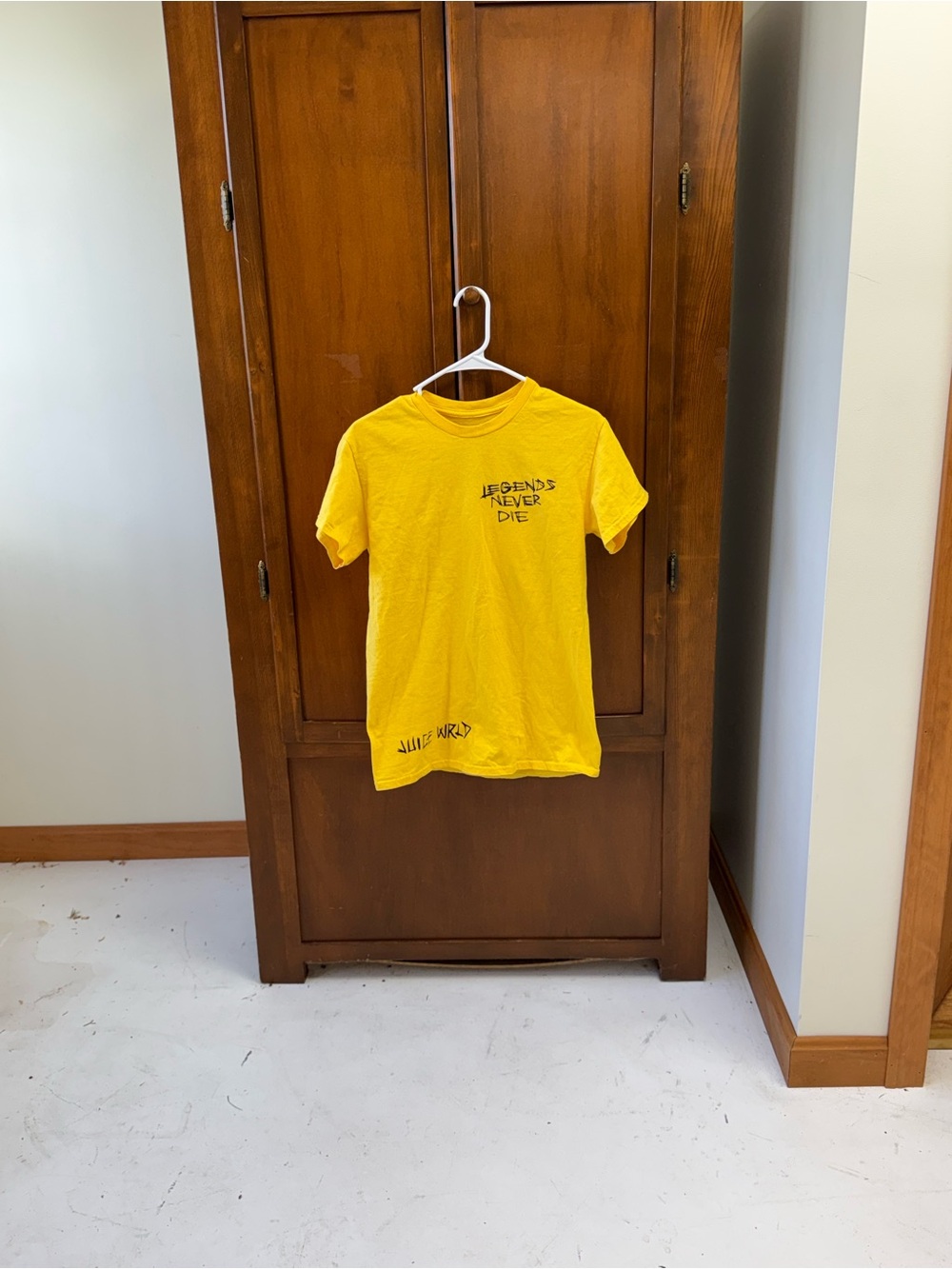 X Vlone 999 Juice Wrld legends never die men’s T SHIRT SM